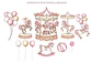 Kit Digital Carrossel Rosa - Thumbnail 2