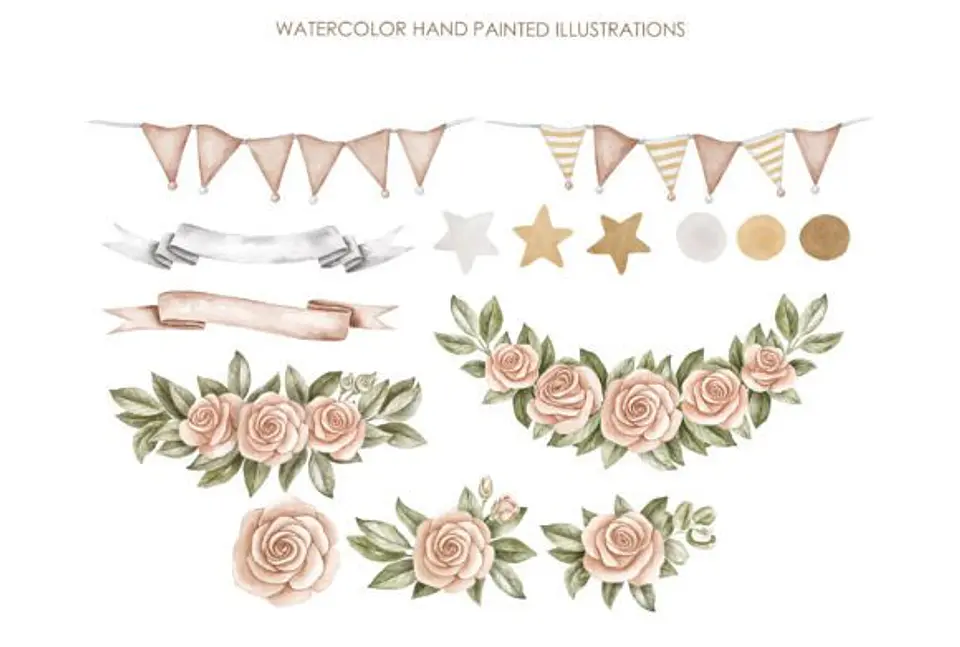 Kit Digital Carrossel Bege 4