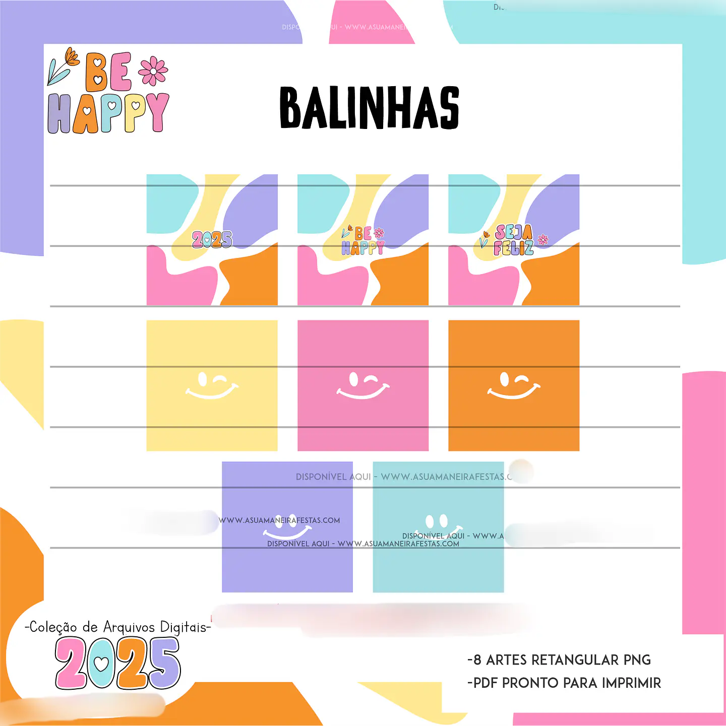 Arquivo Combo Calendários 2025 Be Happy - A sua maneira 3