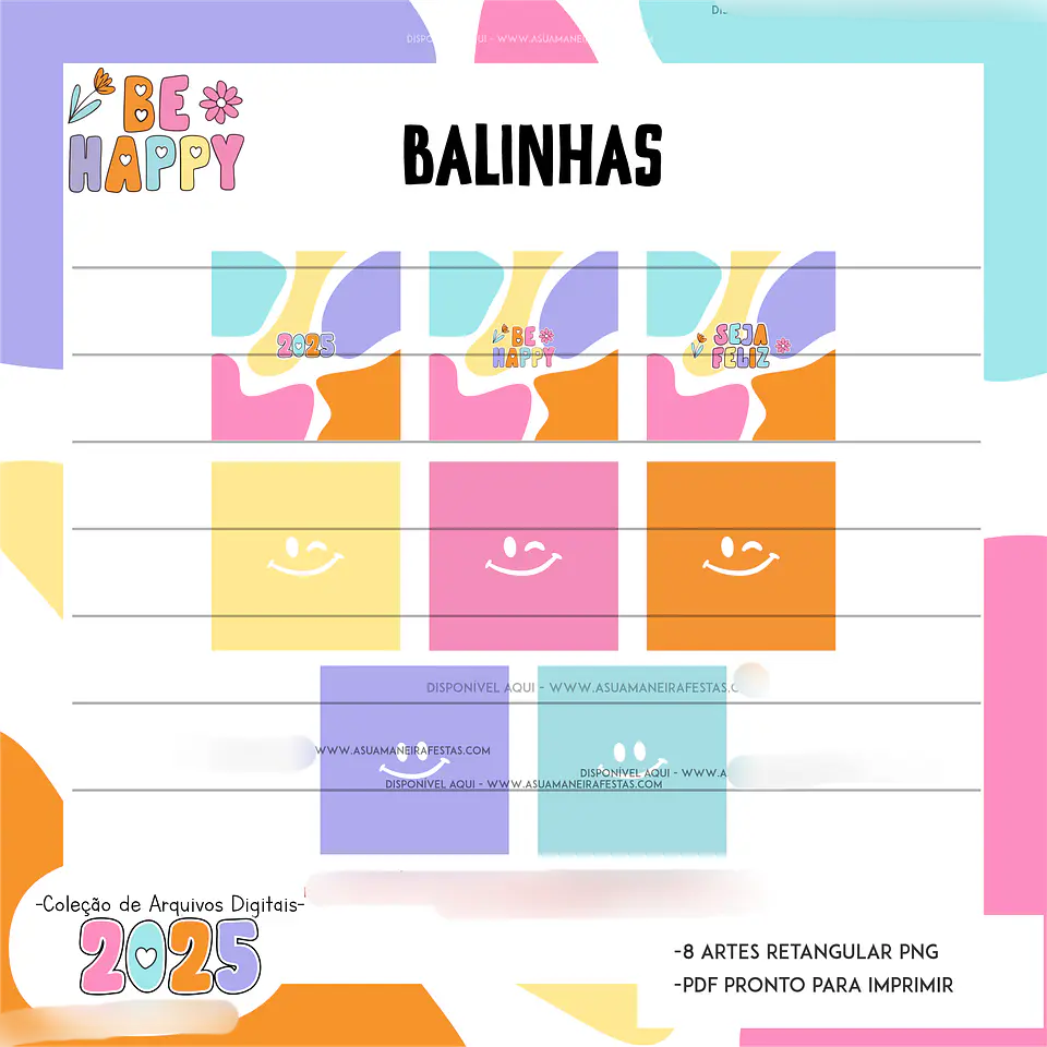 Arquivo Combo Calendários 2025 Be Happy - A sua maneira 3