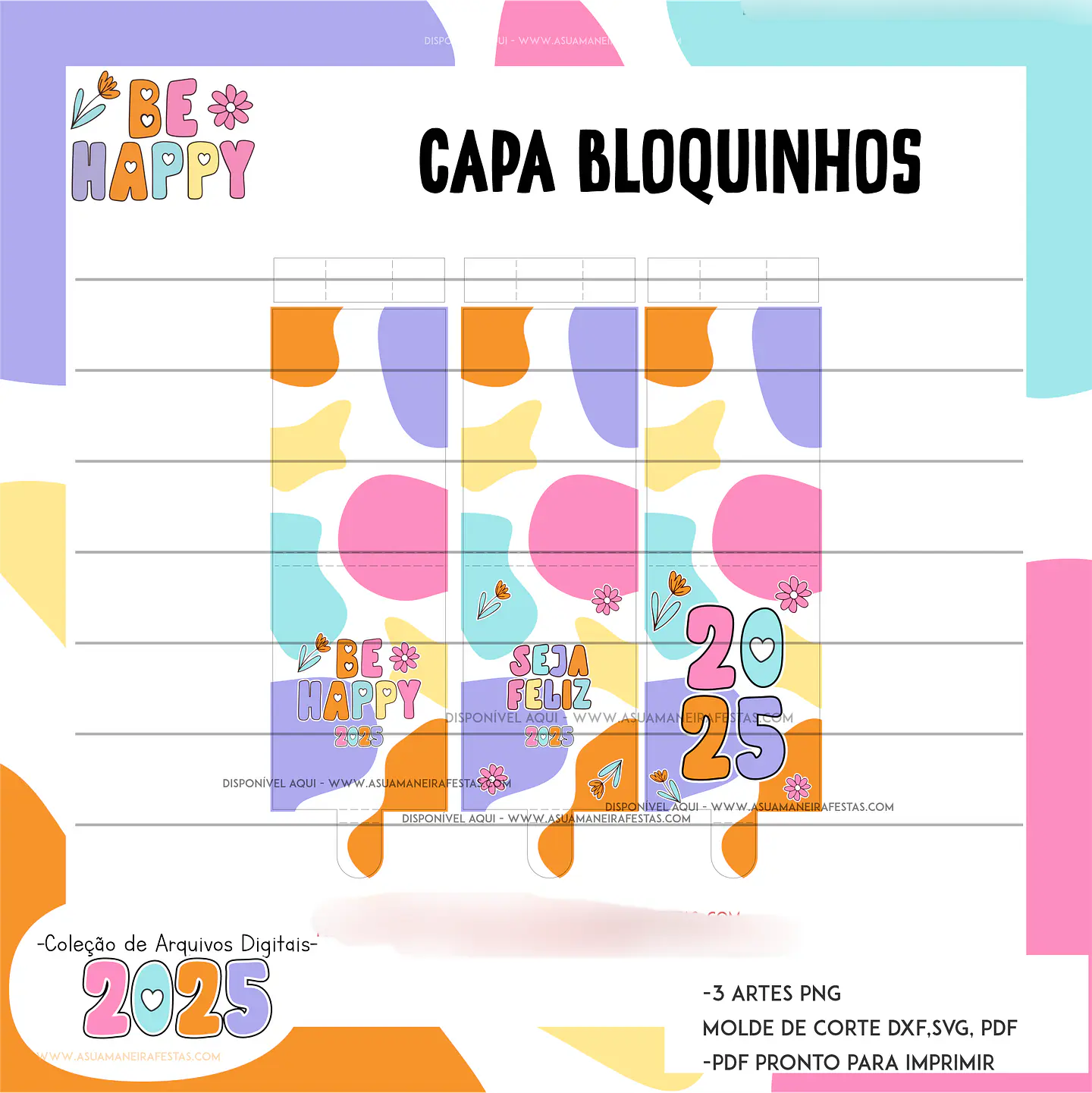 Arquivo Combo Calendários 2025 Be Happy - A sua maneira 4