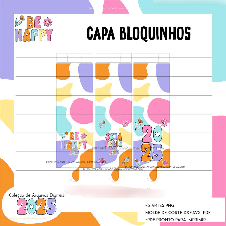Arquivo Combo Calendários 2025 Be Happy - A sua maneira 4