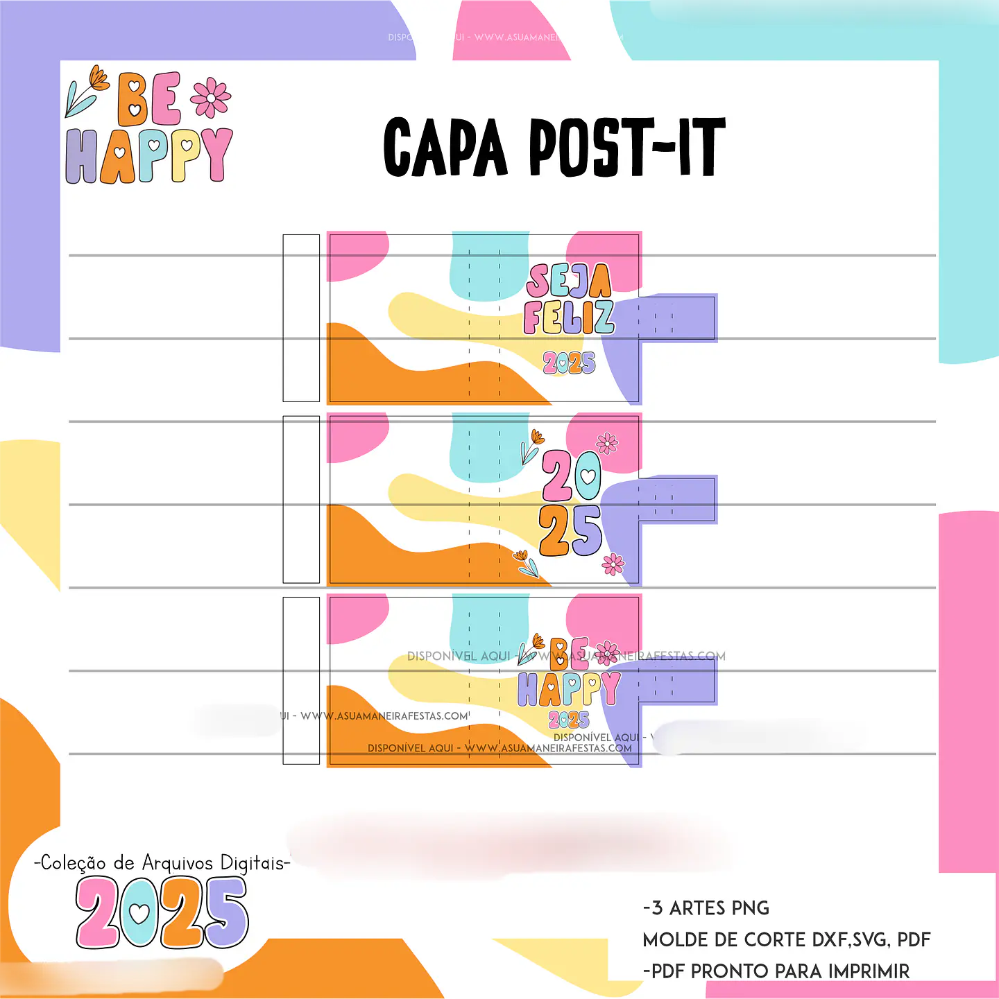 Arquivo Combo Calendários 2025 Be Happy - A sua maneira 10