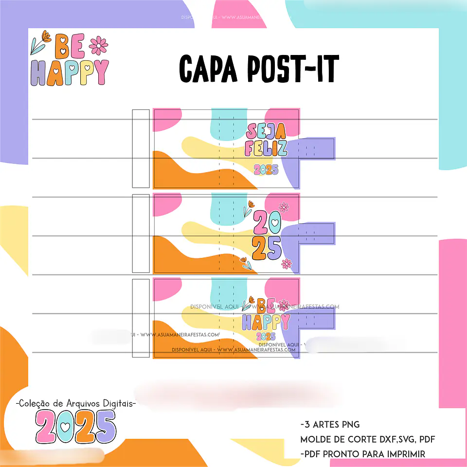 Arquivo Combo Calendários 2025 Be Happy - A sua maneira 10