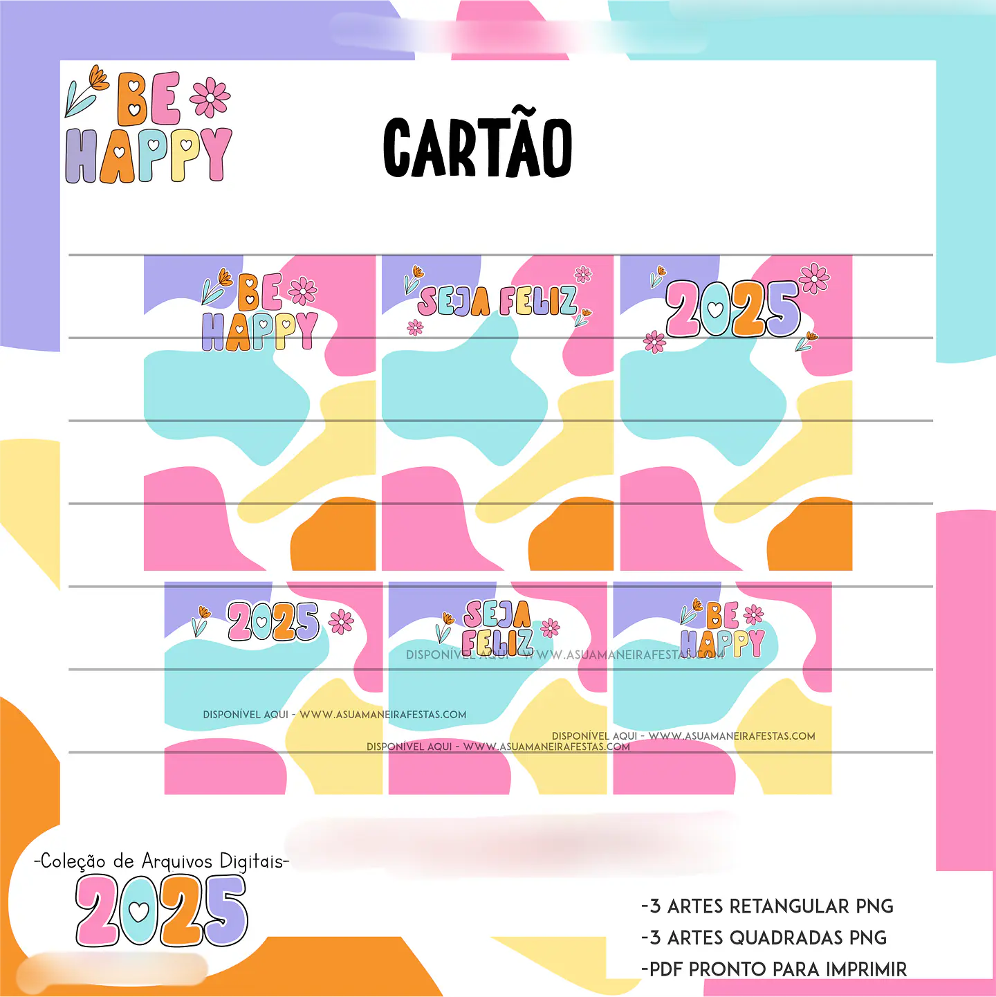 Arquivo Combo Calendários 2025 Be Happy - A sua maneira 11