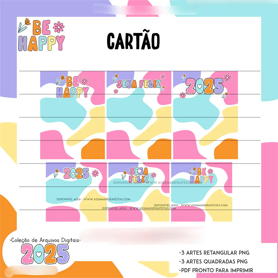 Arquivo Combo Calendários 2025 Be Happy - A sua maneira 11