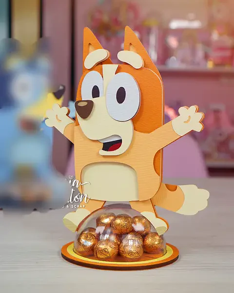 Arquivo de Corte Porta Doces Bola Acrilica Bingo