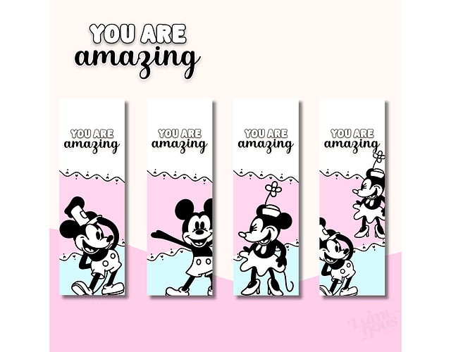 Arquivo encadernação You are Amazing 2025 - MICKEY