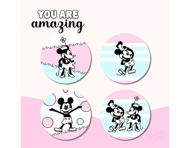 Arquivo encadernação You are Amazing 2025 - MICKEY