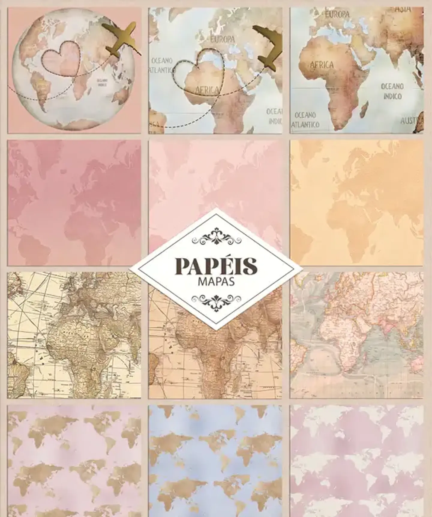 Kit Digital Pápeis Girls 2