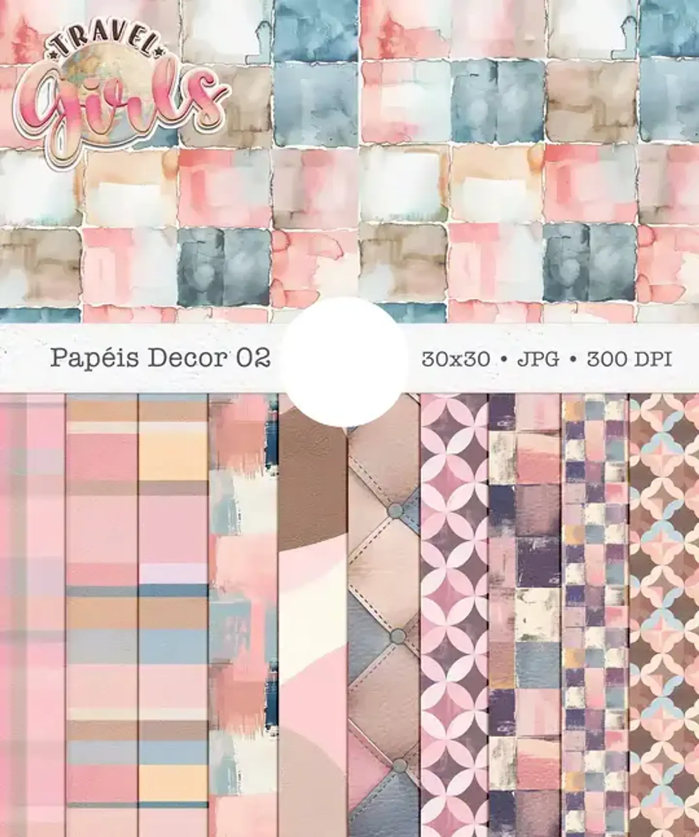 Kit Digital Pápeis Girls 5