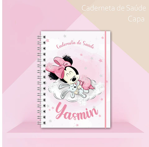 Arquivo Caderneta de Saúde Minnie dormindo na nuvem