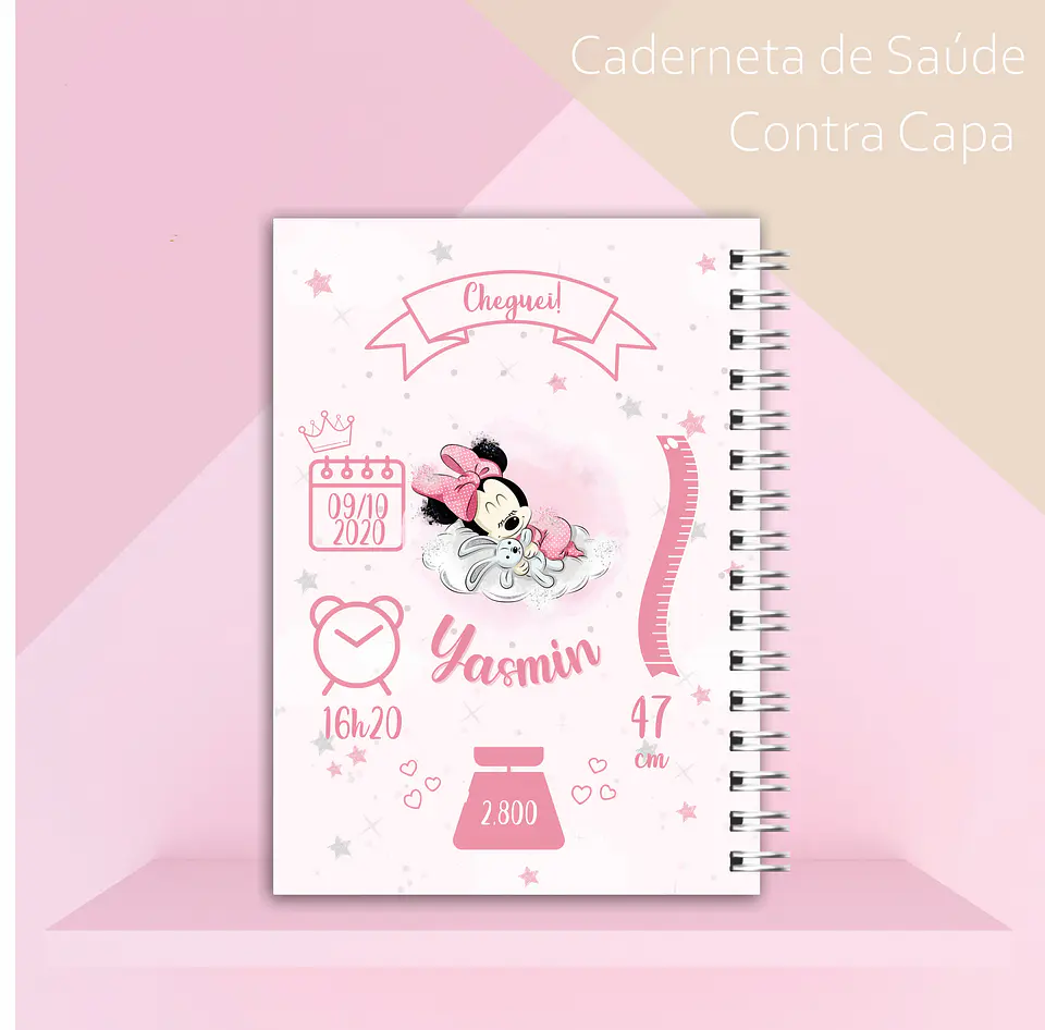 Arquivo Caderneta de Saúde Minnie dormindo na nuvem 4