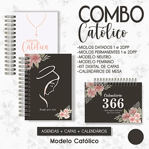 Arquivo Combo de Agendas Católicas Cristã 2024 e Permanente - Lê