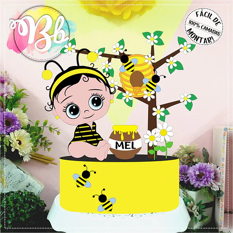 Arquivo de Corte Topo Abelhinha