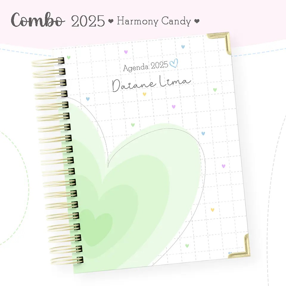 Arquivo Agenda Harmony Candy 2025 - COMBO COMPLETO 4