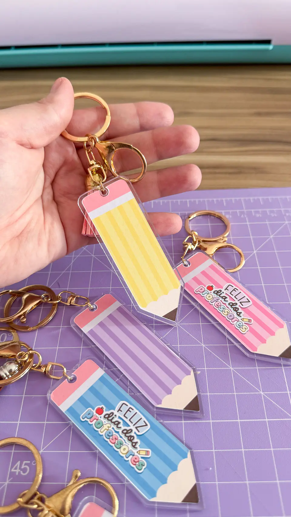 Arquivo Chaveiro Lápis Dia dos Professores 2