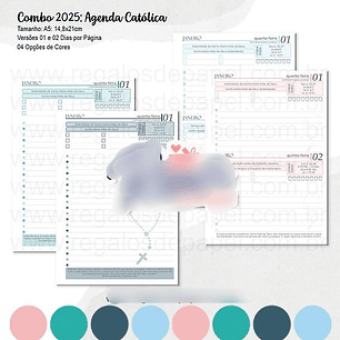 Arquivo Miolo Combo 2025 Agenda Católica Neutra