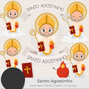 Kit Digital Combo Santinhos II