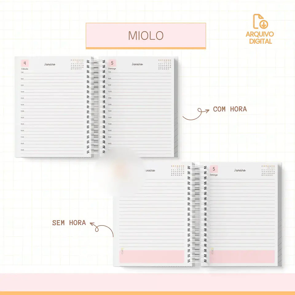 Arquivo Combo Agendas A5 2025 - sara 3