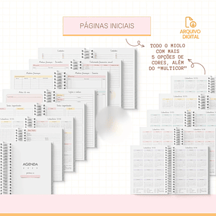 Arquivo Combo Agendas A5 2025 - sara