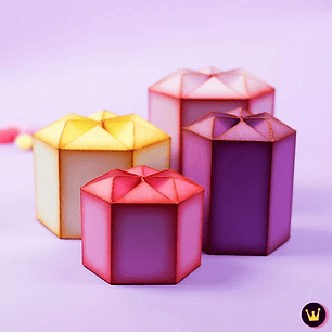 Arquivo de Corte Caixa Sextavada