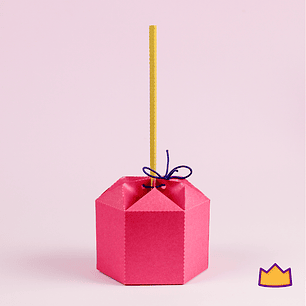 Arquivo de Corte Caixa Sextavada Gomos Baixo