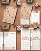 Arquivo Agenda Permanente 1 Dia por Página Coleção Floral Boho - bicho - Thumbnail 1