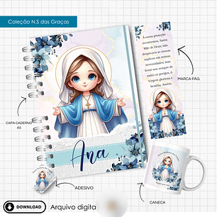 Arquivo Kit Encadernação Nossa Senhora das Graças