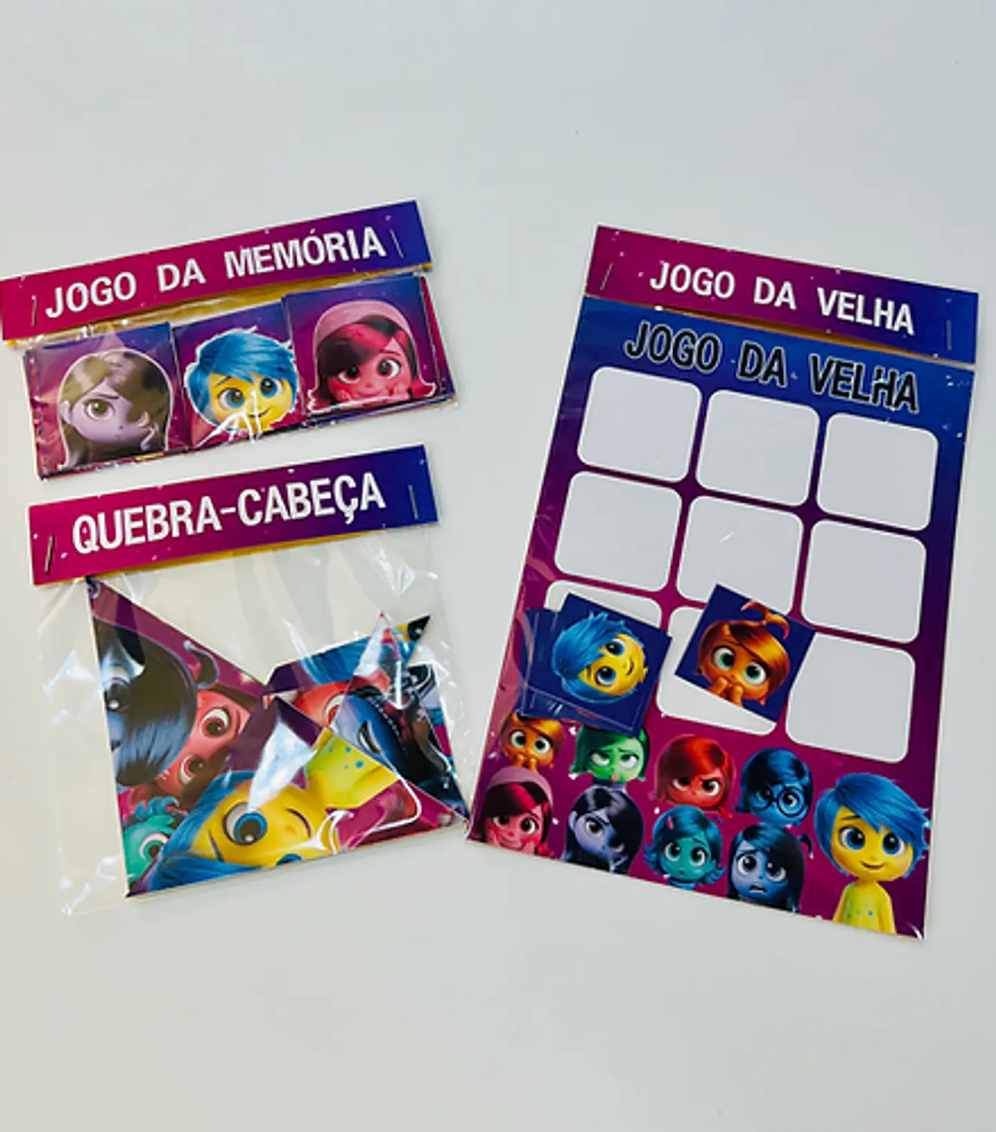 Arquivo Kit Jogos Quebra Cabeça e Jogo da Velha - Divertidamente 1