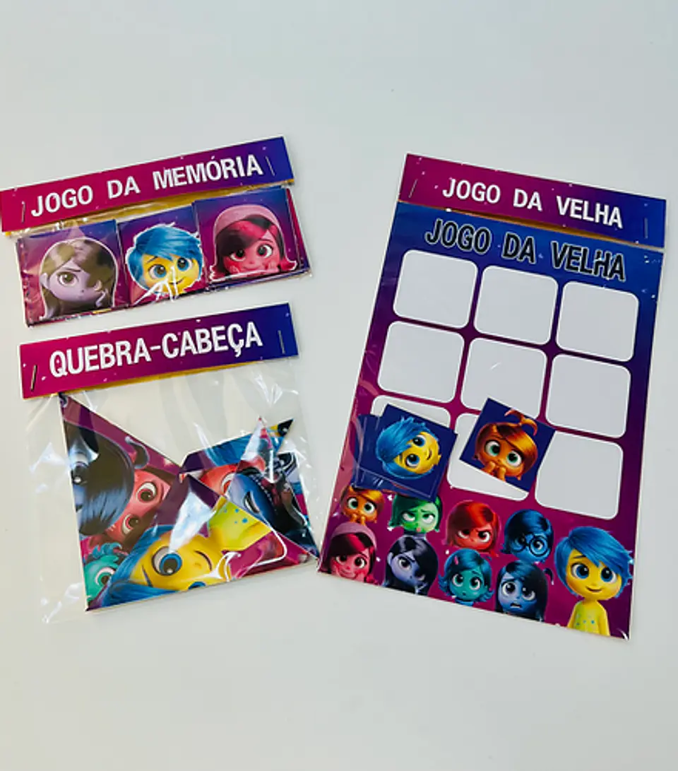 Arquivo Kit Jogos Quebra Cabeça e Jogo da Velha - Divertidamente 1