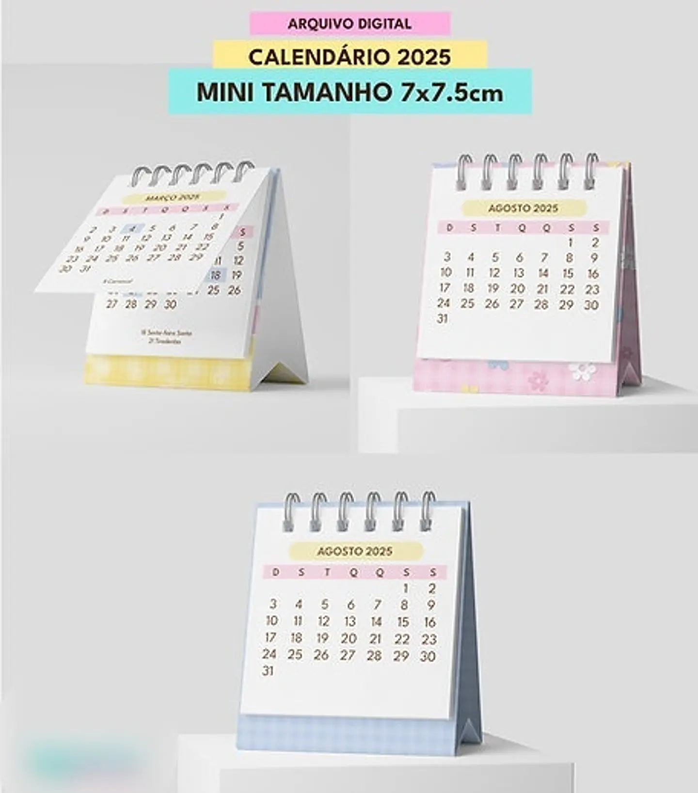 Arquivo Combo Calendários de Mesa 2025 - MASCUTE 3