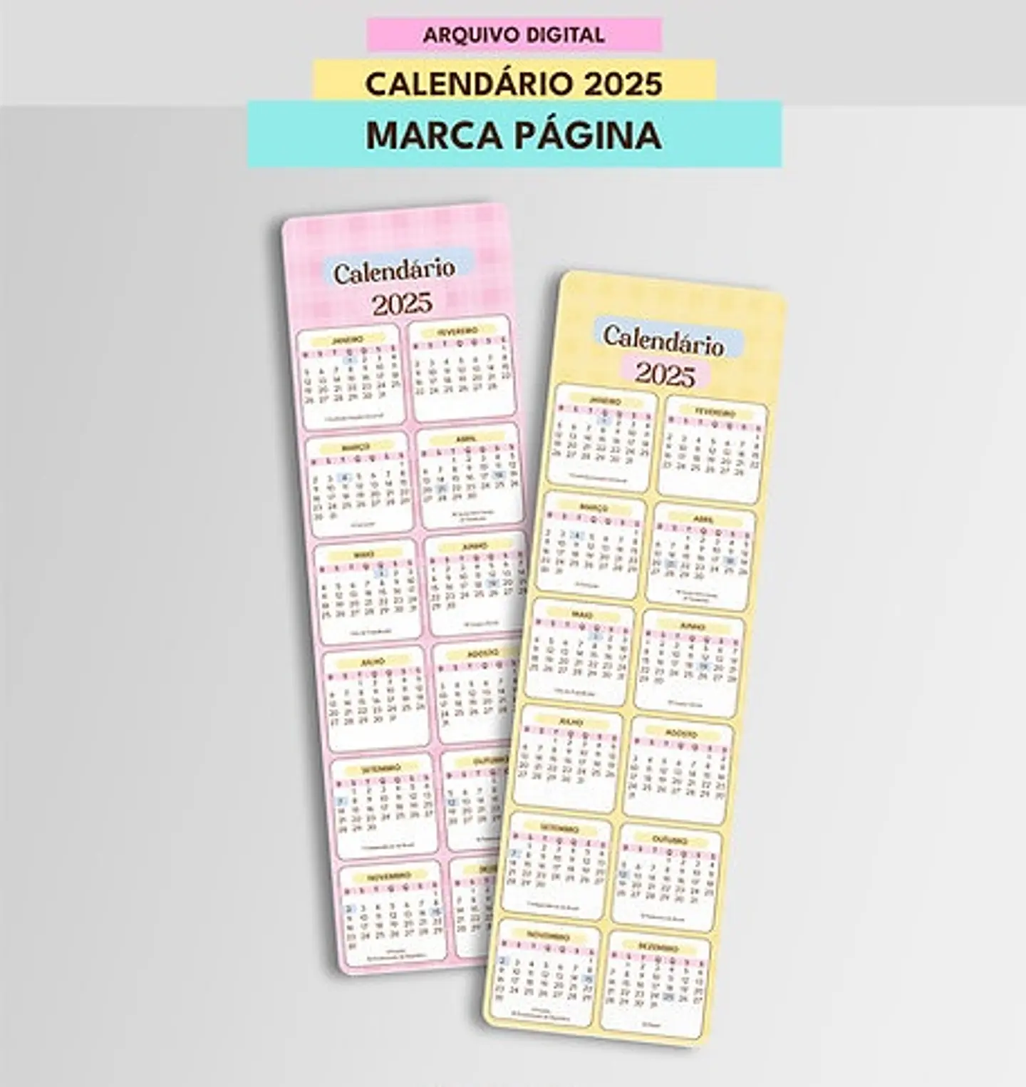Arquivo Combo Calendários de Mesa 2025 - MASCUTE 5