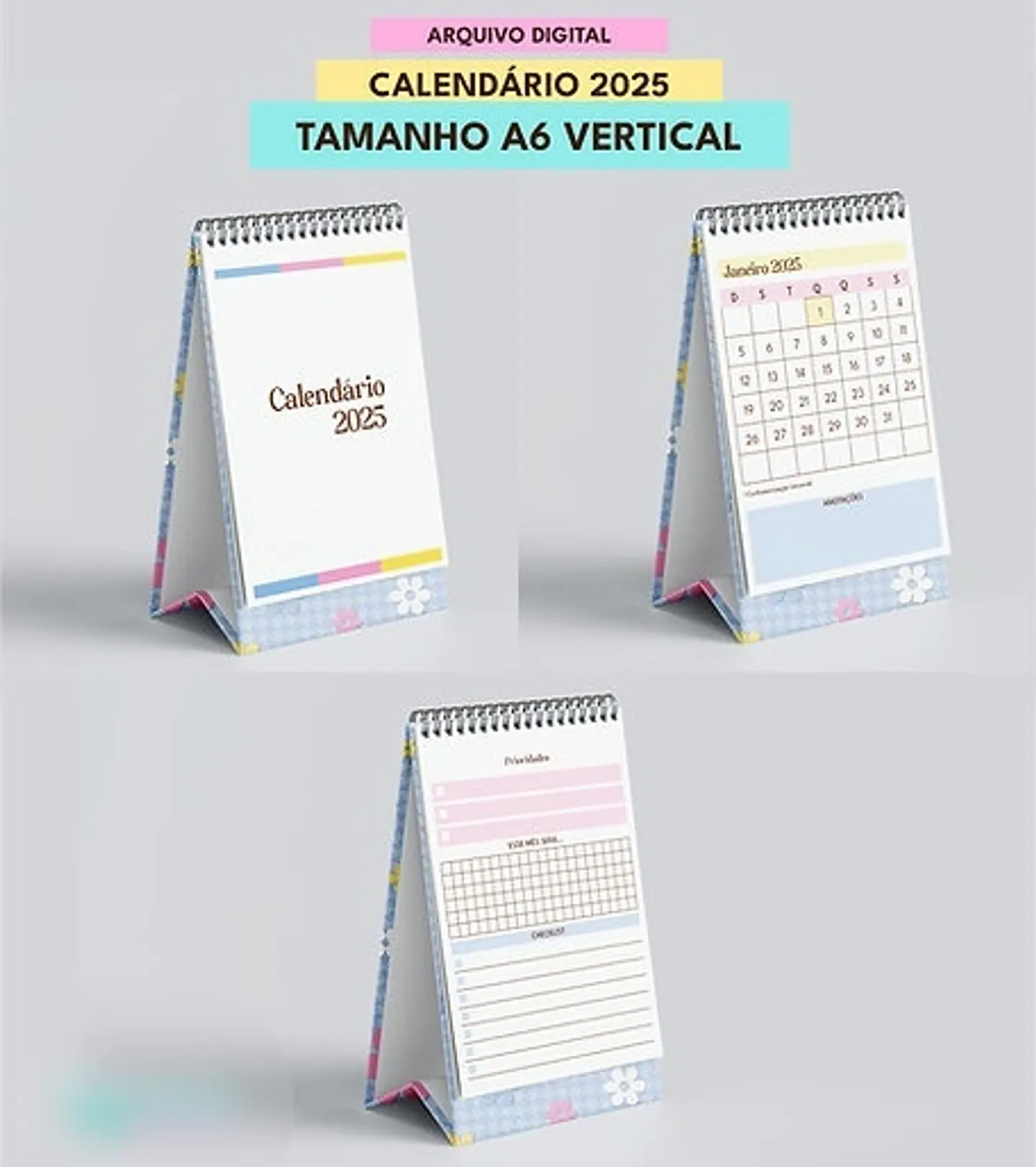 Arquivo Combo Calendários de Mesa 2025 - MASCUTE 7