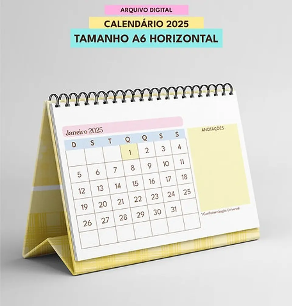 Arquivo Combo Calendários de Mesa 2025 - MASCUTE 10