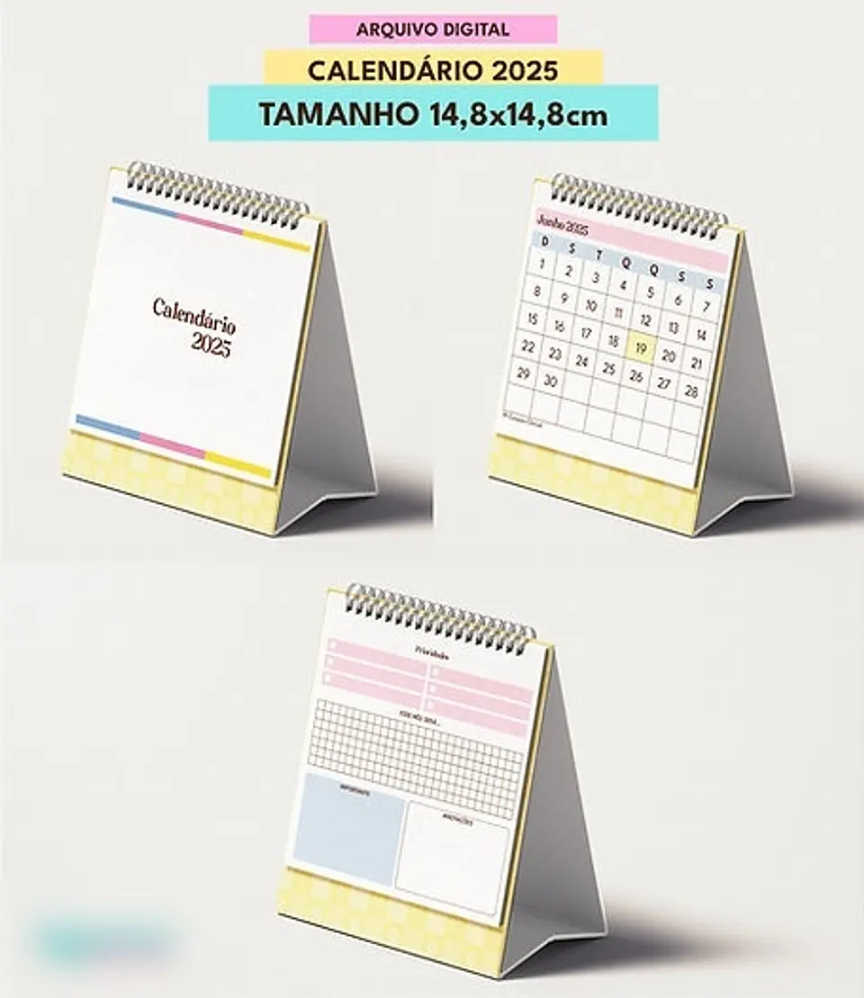 Arquivo Combo Calendários de Mesa 2025 - MASCUTE 13