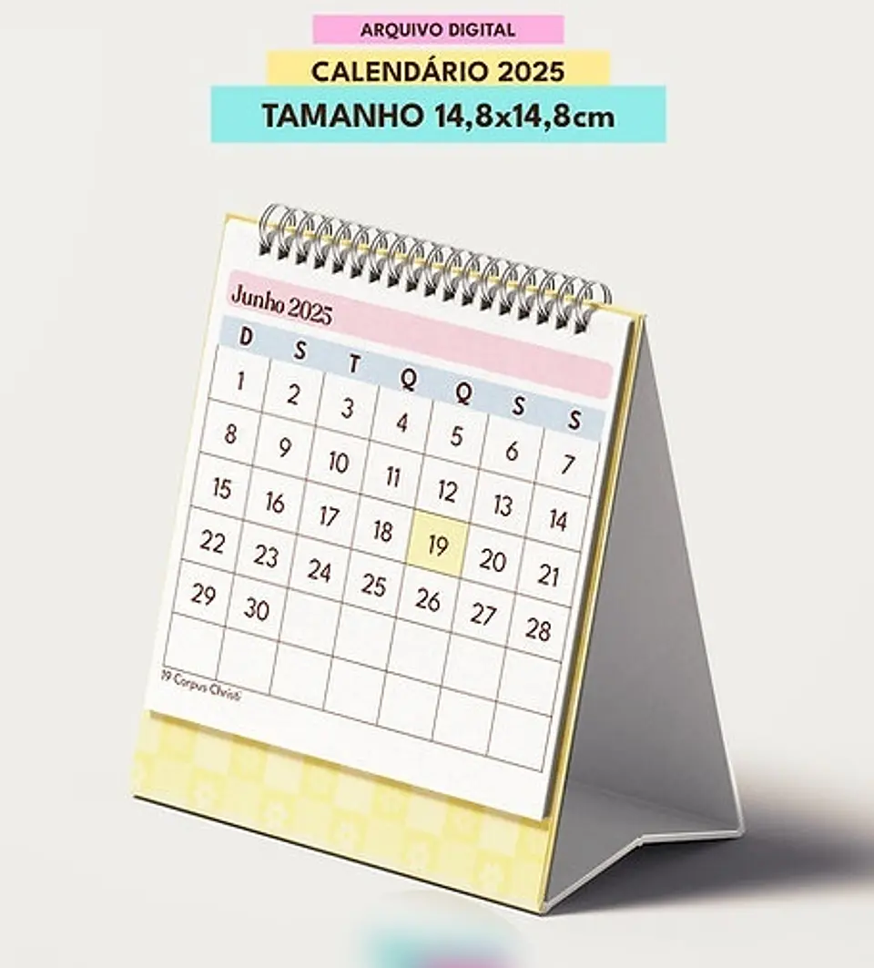 Arquivo Combo Calendários de Mesa 2025 - MASCUTE 14