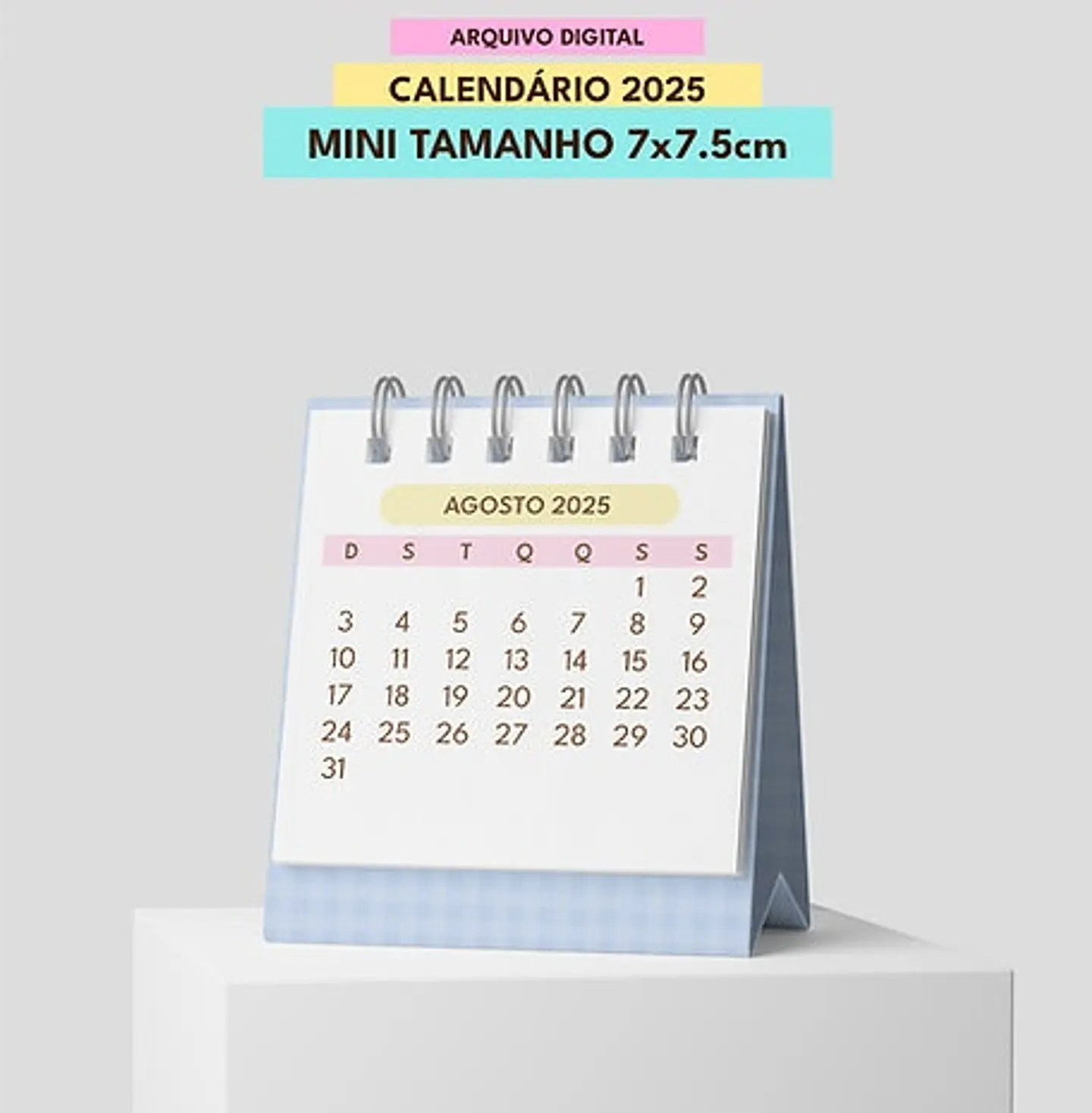 Arquivo Combo Calendários de Mesa 2025 - MASCUTE 15