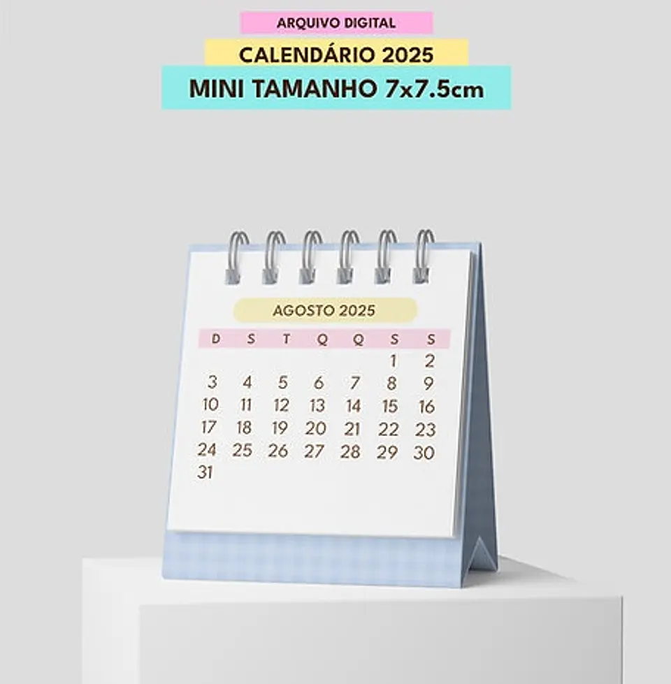 Arquivo Combo Calendários de Mesa 2025 - MASCUTE 15