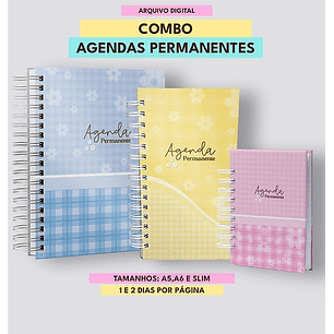 Arquivo Combo de Agendas Permanentes Color - MASCUTE 
