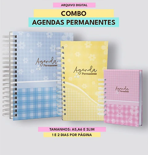 Arquivo Combo de Agendas Permanentes Color - MASCUTE 