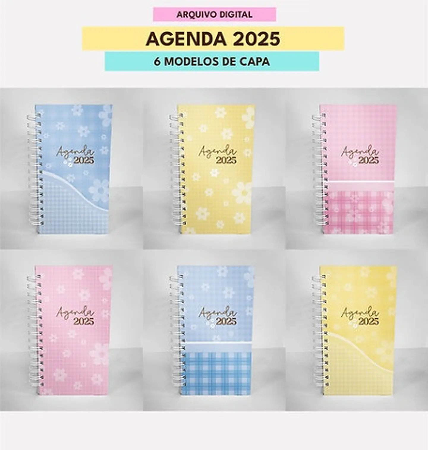 Arquivo Combo de Agendas Datadas 2025 Color - MASCUTE  3