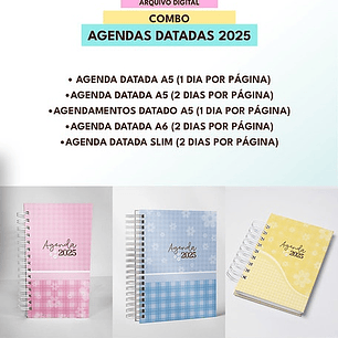 Arquivo Combo de Agendas Datadas 2025 Color - MASCUTE 