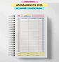 Arquivo Combo de Agendas Datadas 2025 Color - MASCUTE  - Thumbnail 4