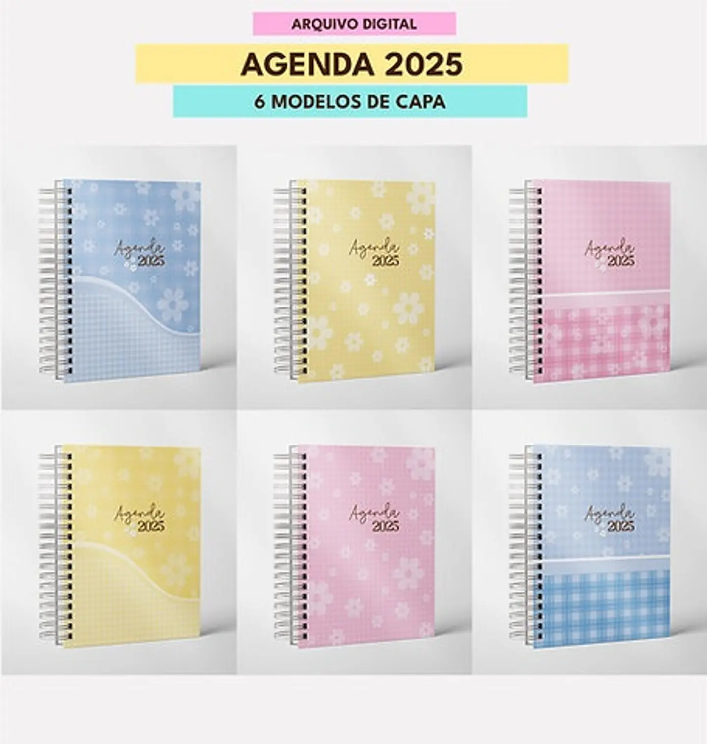 Arquivo Combo de Agendas Datadas 2025 Color - MASCUTE  5