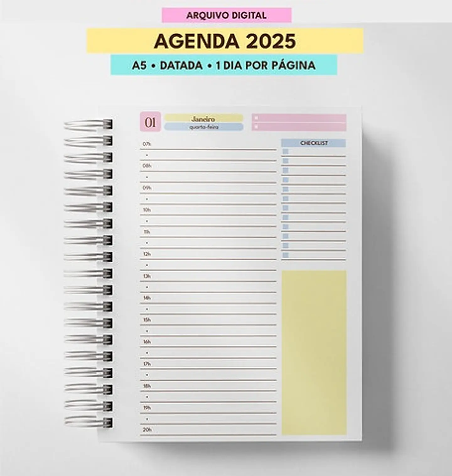 Arquivo Combo de Agendas Datadas 2025 Color - MASCUTE  6