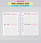 Arquivo Combo de Agendas Datadas 2025 Color - MASCUTE  - Thumbnail 7