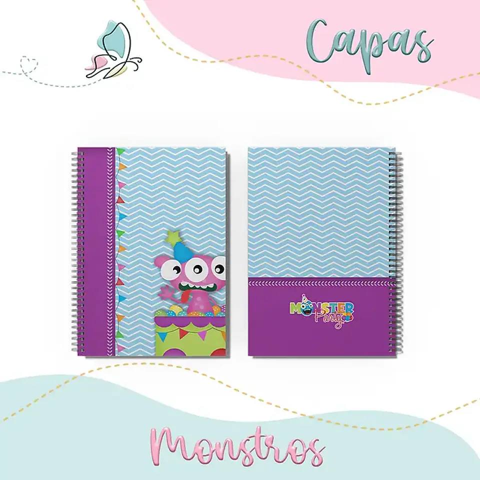 Arquivo Encadernação Combo Monstrinhos - MARI 6