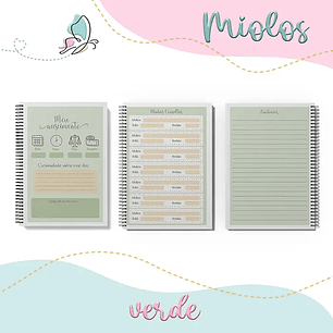 Arquivo Mioo Caderneta Somente Páginas Iniciais em 4 cores - MARI