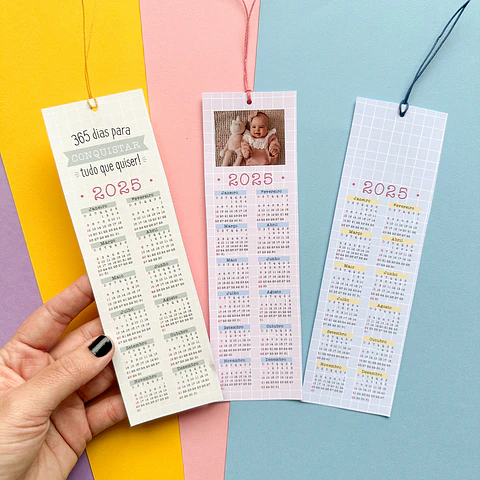 Arquivo Marca Páginas Calendário 2025